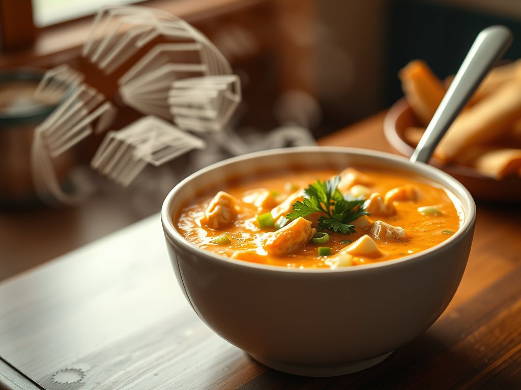 Instant Pot Buffalo Chicken Chowder