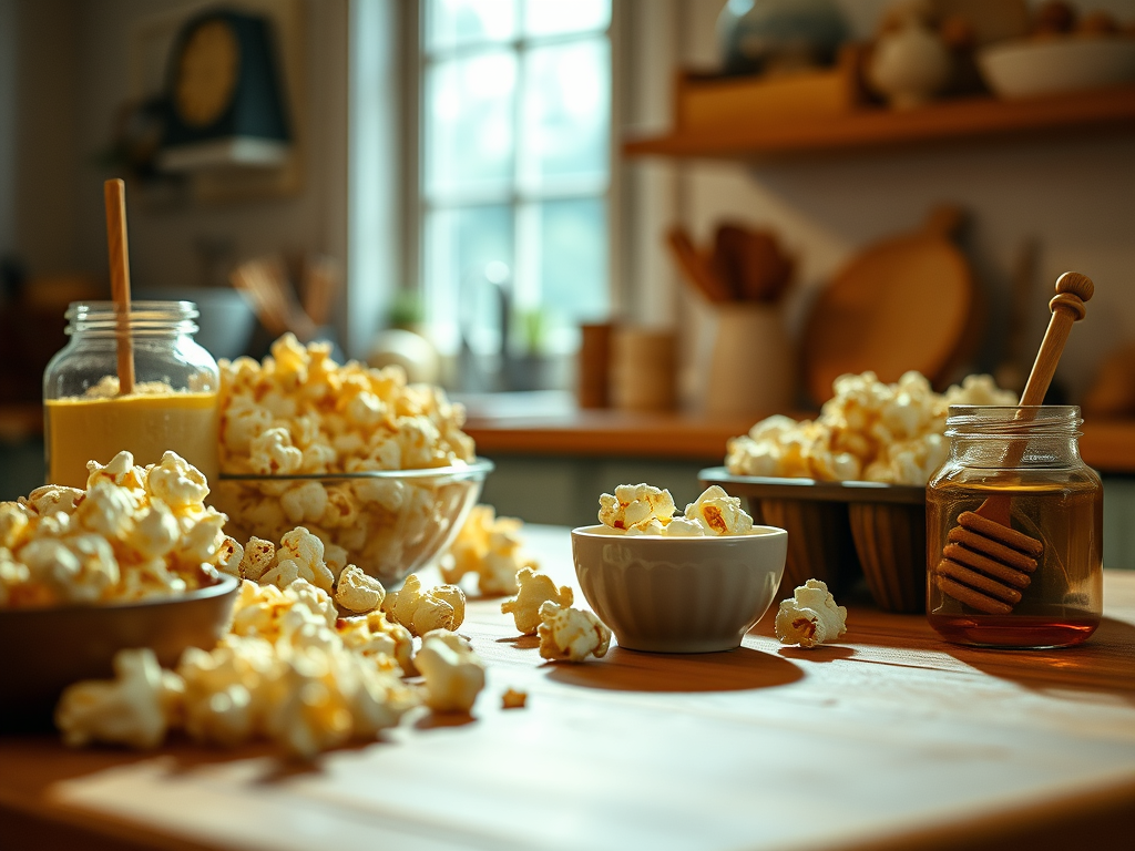 Sweet and Salty Popcorn Balls