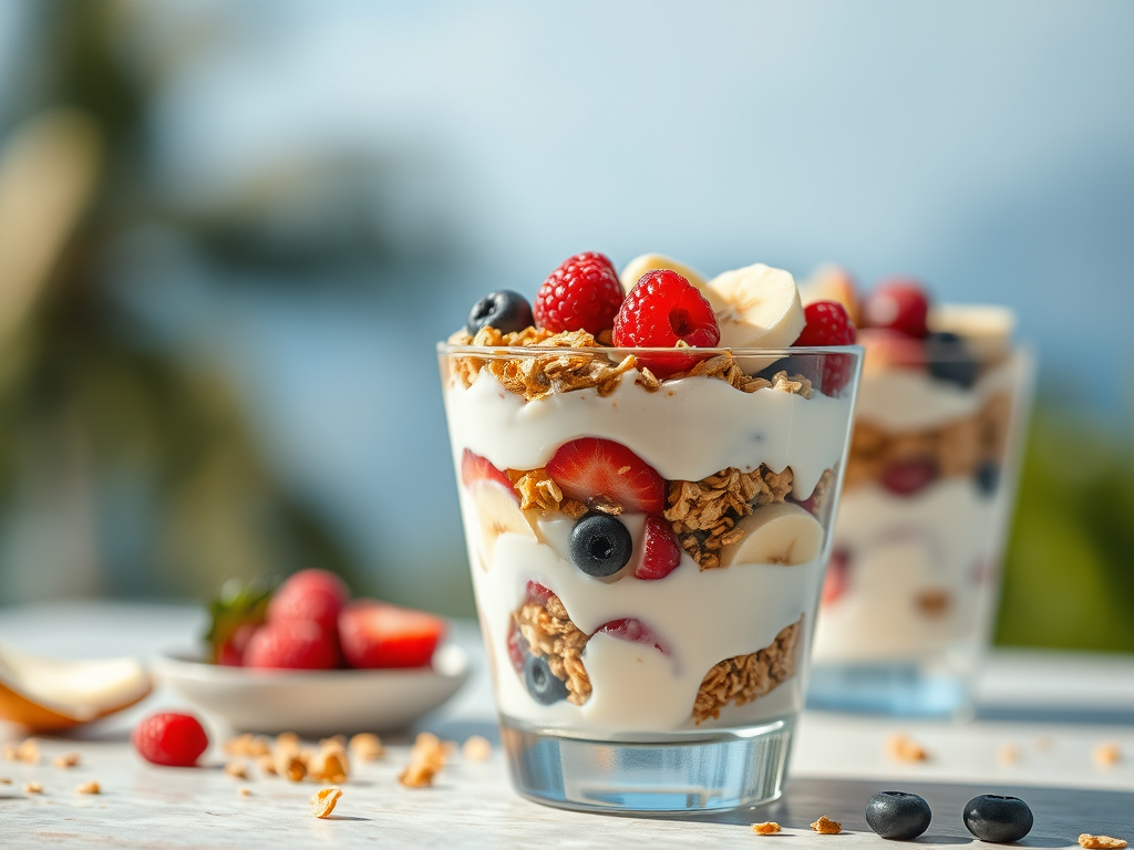 Coconut Yogurt Strawberry Parfaits