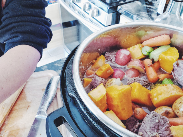 Instant Pot Chunky Beef Stew