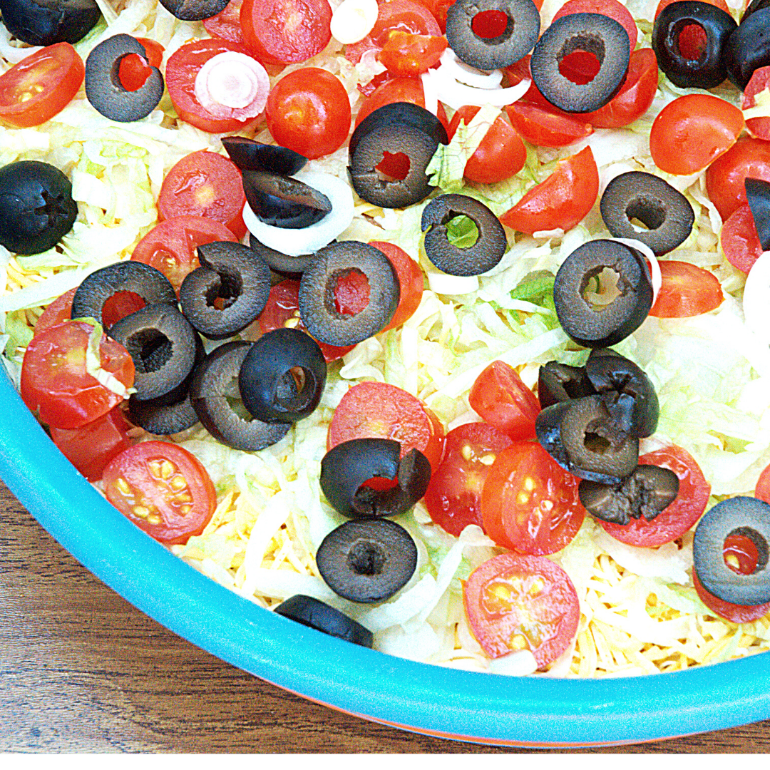 Healthy Plant Powered Vegan 7 Layer Dip