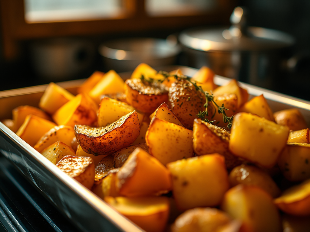 Simple Oven Roasted Potatoes