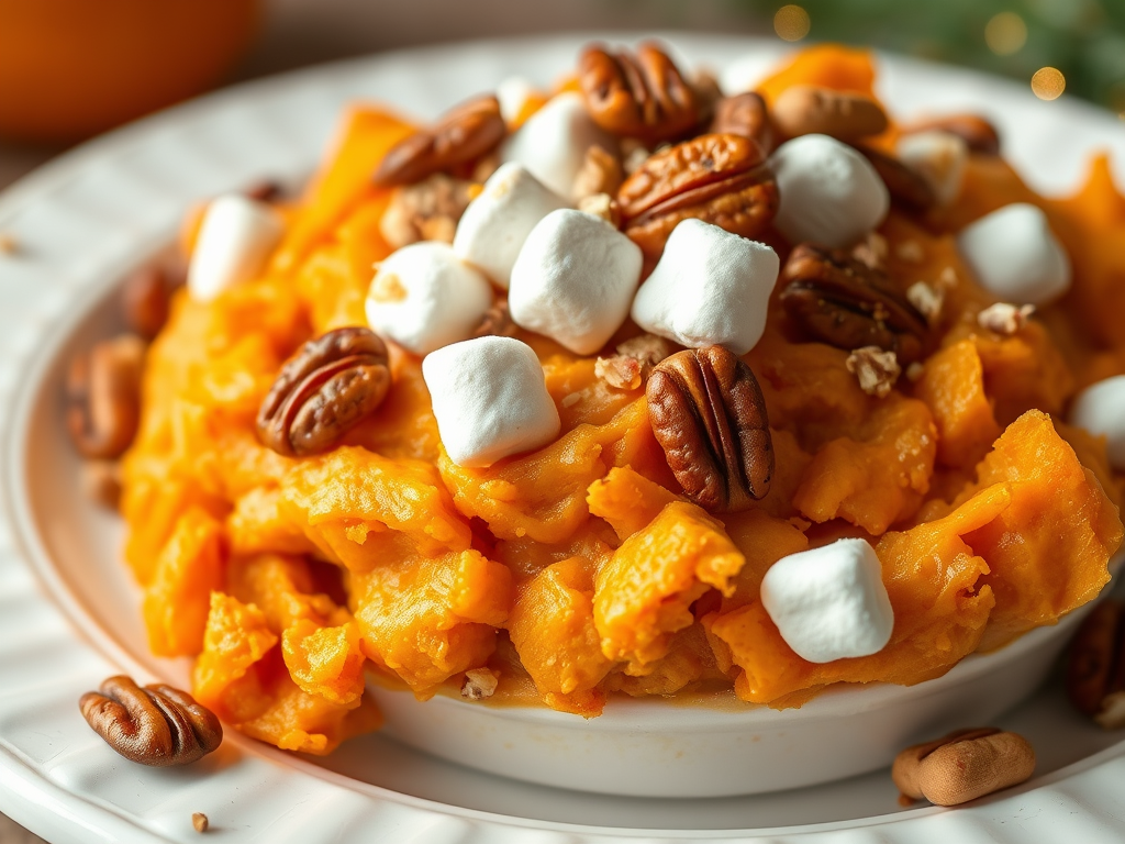 Healthy Sweet Potato Casserole