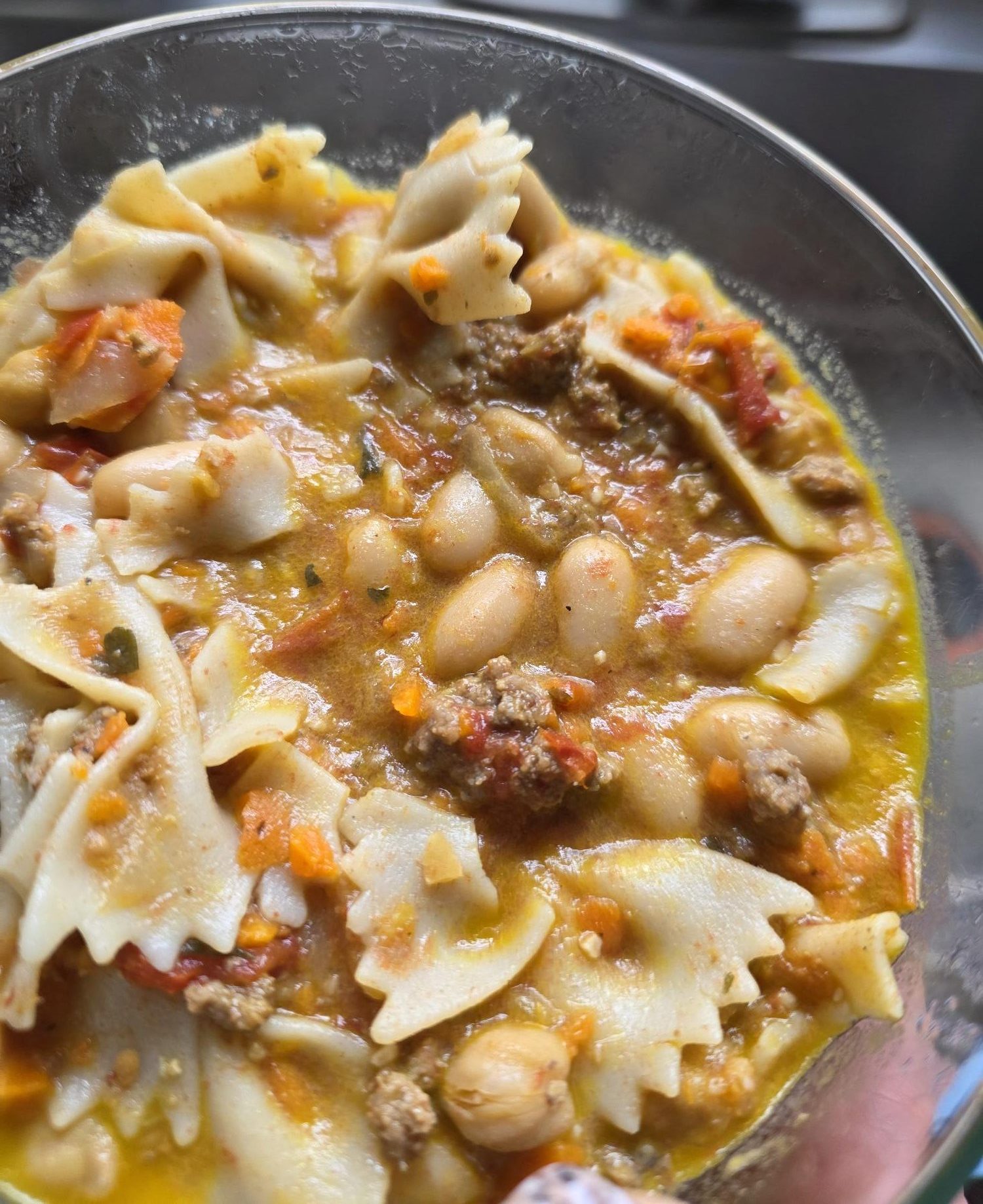 Healthy Ground Beef Minestrone Soup